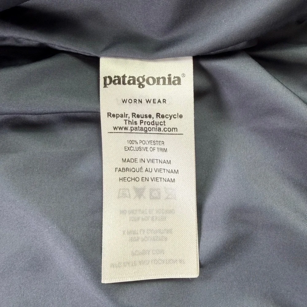 Patagonia Los Gatos Fleece Vest Womens Small Smolder Blue Grey Full Zip No Tag - Picture 6 of 10